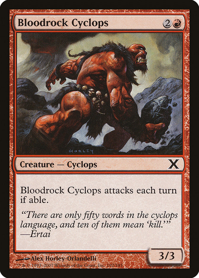 Bloodrock Cyclops [Tenth Edition] | Event Horizon Hobbies CA