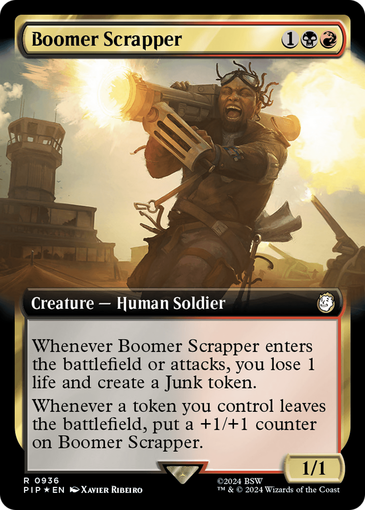 Boomer Scrapper (Extended Art) (Surge Foil) [Fallout] | Event Horizon Hobbies CA