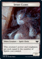 Insect // Spirit Cleric Double-sided Token [Innistrad: Crimson Vow Tokens] | Event Horizon Hobbies CA