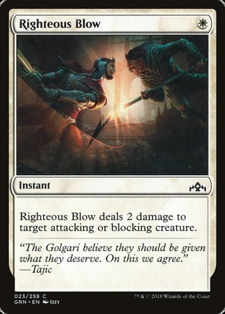 Righteous Blow [Guilds of Ravnica] | Event Horizon Hobbies CA