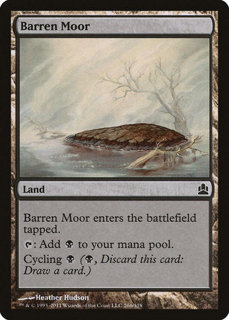 Barren Moor [Commander 2011] | Event Horizon Hobbies CA