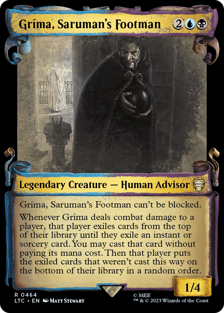 Grima, Saruman's Footman [The Lord of the Rings: Tales of Middle-Earth Commander Showcase Scrolls] | Event Horizon Hobbies CA