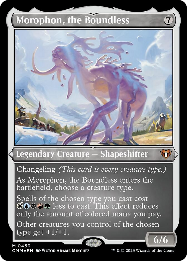 Morophon, the Boundless (Foil Etched) [Commander Masters] | Event Horizon Hobbies CA