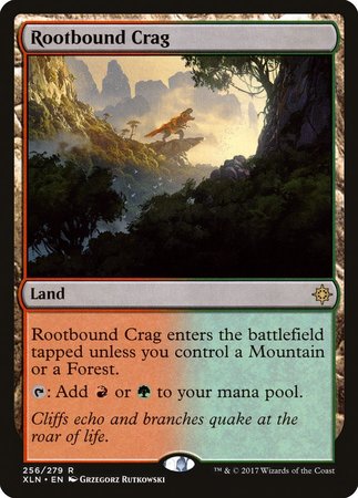 Rootbound Crag [Ixalan] | Event Horizon Hobbies CA