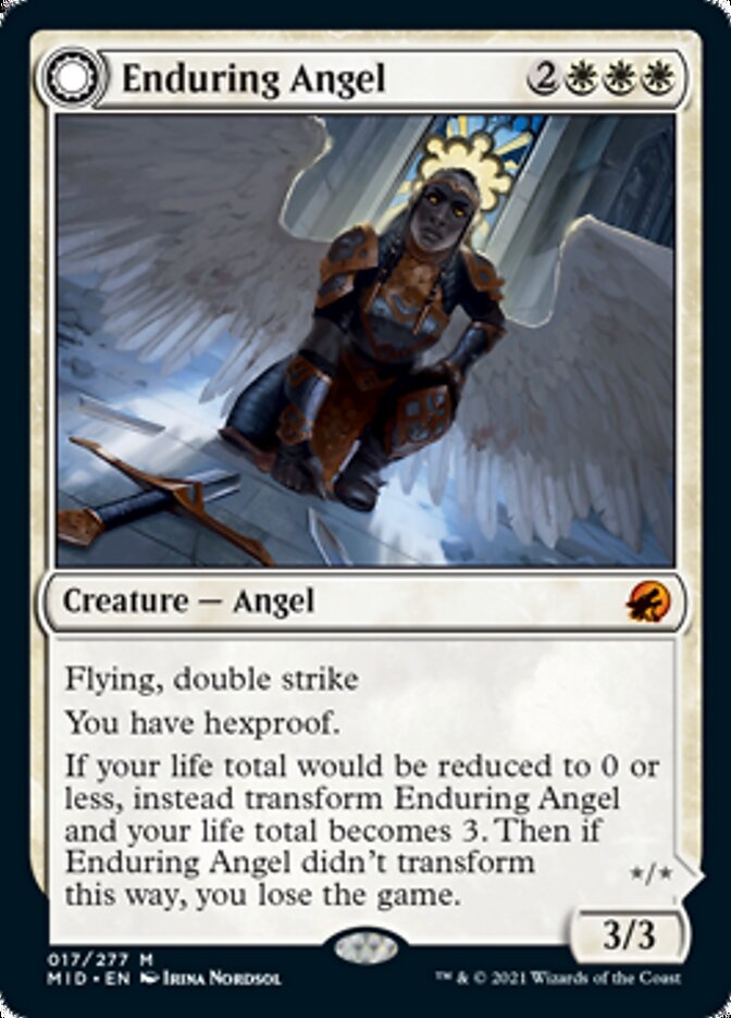 Enduring Angel // Angelic Enforcer [Innistrad: Midnight Hunt] | Event Horizon Hobbies CA