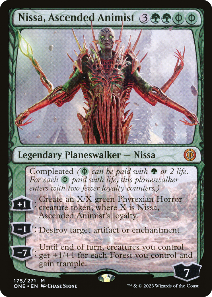 Nissa, Ascended Animist [Phyrexia: All Will Be One] | Event Horizon Hobbies CA