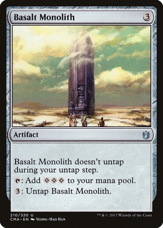 Basalt Monolith [Commander Anthology] | Event Horizon Hobbies CA