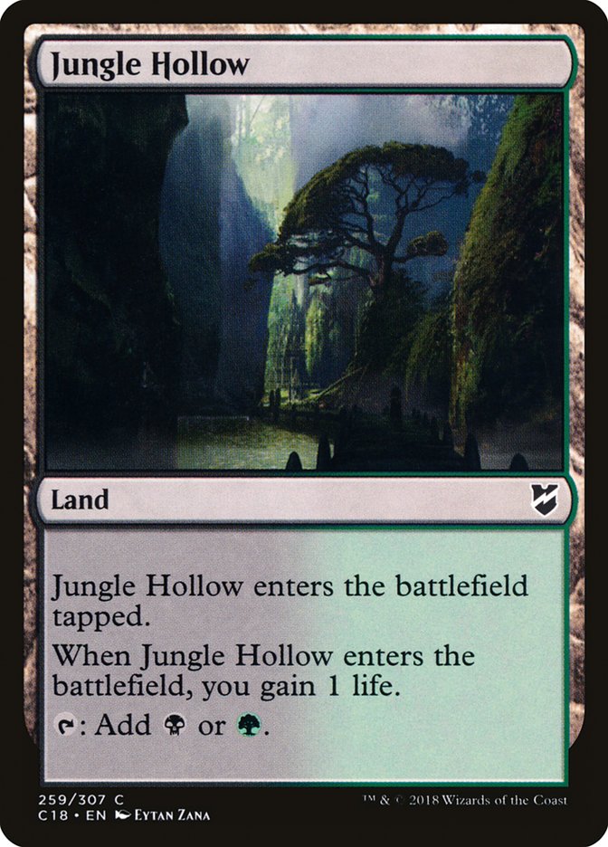 Jungle Hollow [Commander 2018] | Event Horizon Hobbies CA