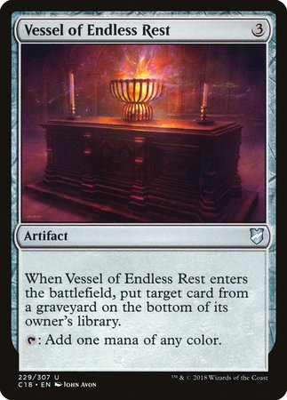 Vessel of Endless Rest [Commander 2018] | Event Horizon Hobbies CA