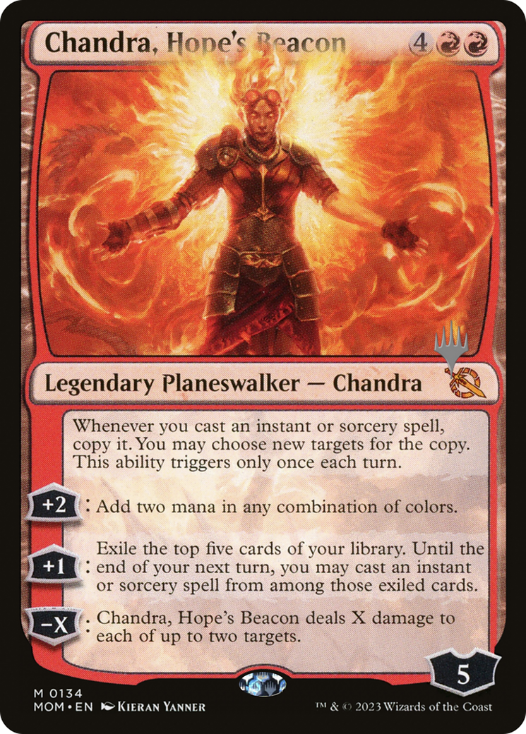 Chandra, Hope's Beacon (Promo Pack) [March of the Machine Promos] | Event Horizon Hobbies CA
