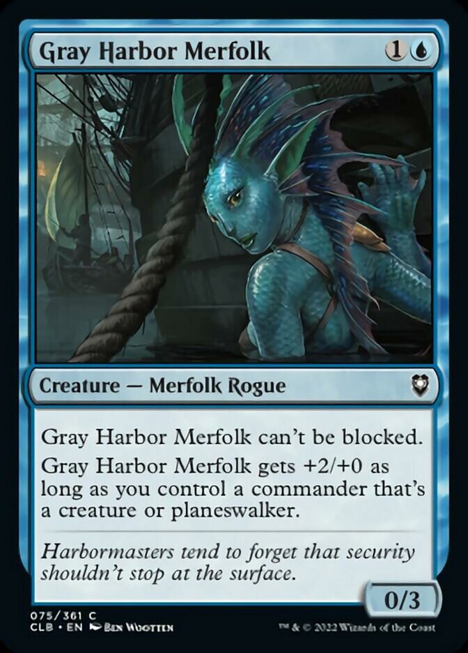 Gray Harbor Merfolk [Commander Legends: Battle for Baldur's Gate] | Event Horizon Hobbies CA