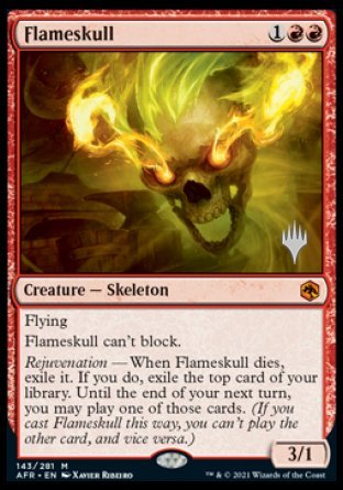 Flameskull (Promo Pack) [Dungeons & Dragons: Adventures in the Forgotten Realms Promos] | Event Horizon Hobbies CA