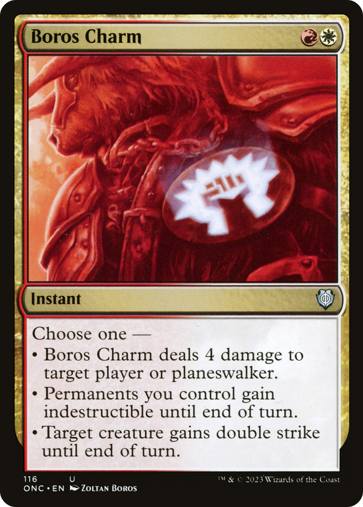 Boros Charm [Phyrexia: All Will Be One Commander] | Event Horizon Hobbies CA