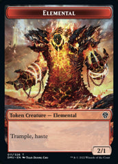 Saproling // Elemental Double-sided Token [Dominaria United Tokens] | Event Horizon Hobbies CA