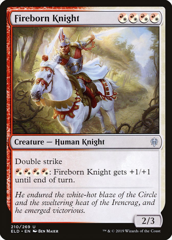 Fireborn Knight [Throne of Eldraine] | Event Horizon Hobbies CA