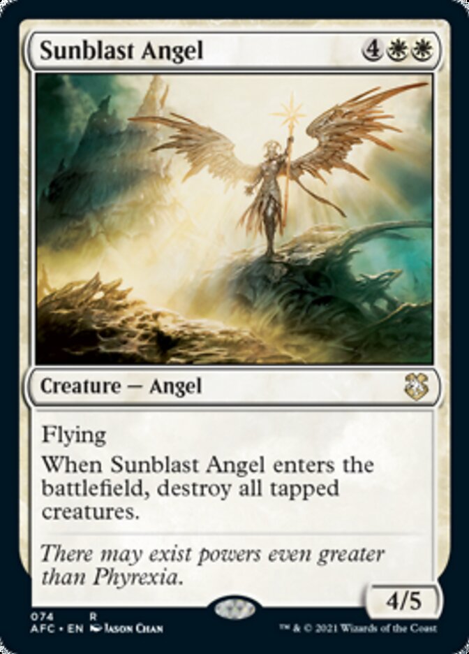 Sunblast Angel [Dungeons & Dragons: Adventures in the Forgotten Realms Commander] | Event Horizon Hobbies CA