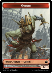 Goblin (0008) // Soldier Double-Sided Token [Ravnica Remastered Tokens] | Event Horizon Hobbies CA