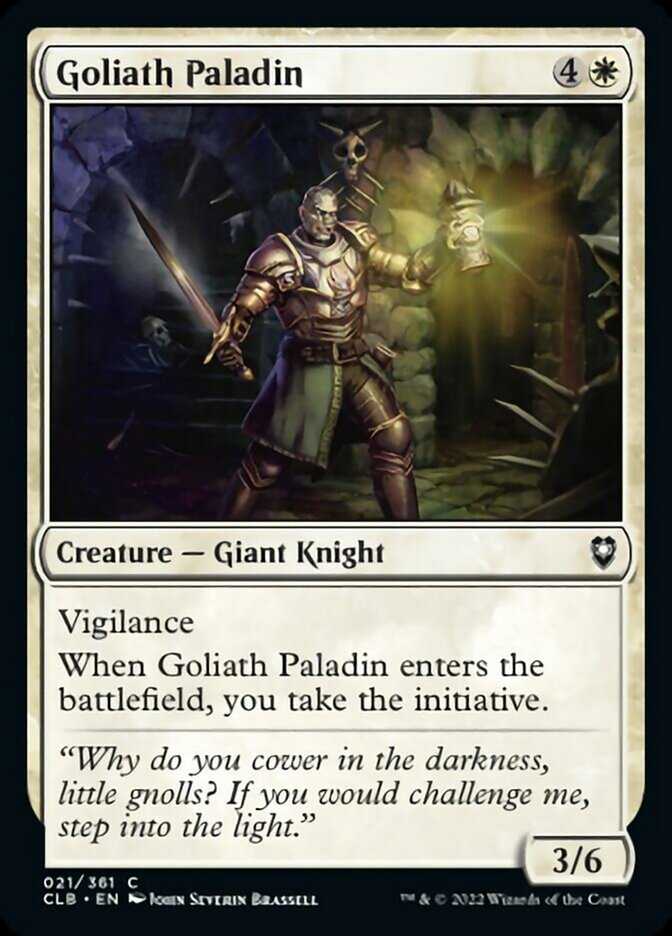 Goliath Paladin [Commander Legends: Battle for Baldur's Gate] | Event Horizon Hobbies CA