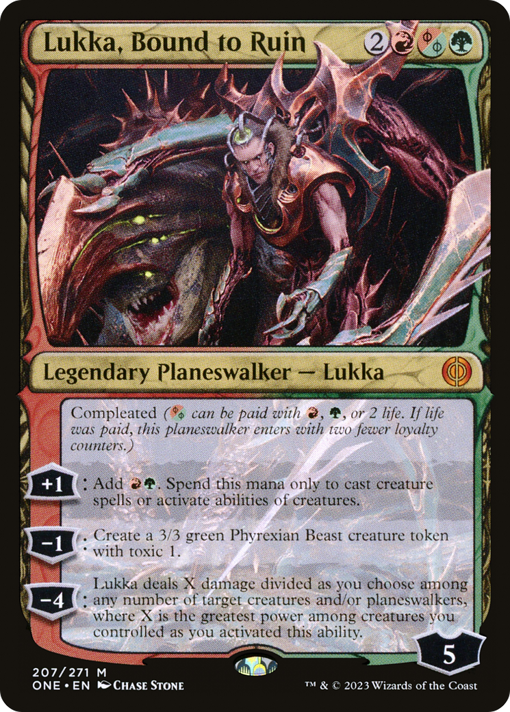 Lukka, Bound to Ruin [Phyrexia: All Will Be One] | Event Horizon Hobbies CA