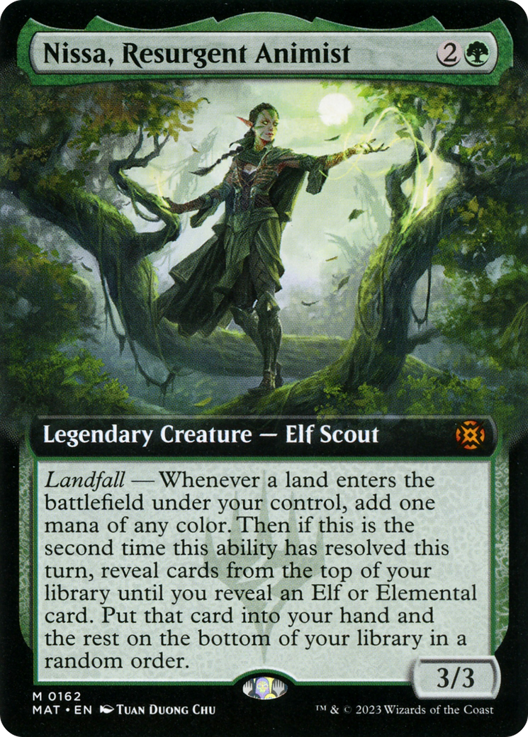Nissa, Resurgent Animist (Extended Art) [March of the Machine: The Aftermath] | Event Horizon Hobbies CA