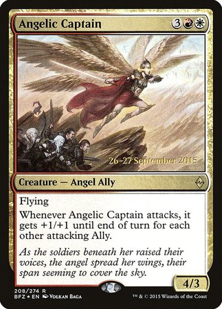 Angelic Captain [Battle for Zendikar Promos] | Event Horizon Hobbies CA