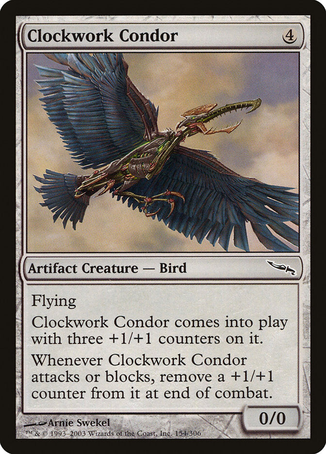 Clockwork Condor [Mirrodin] | Event Horizon Hobbies CA