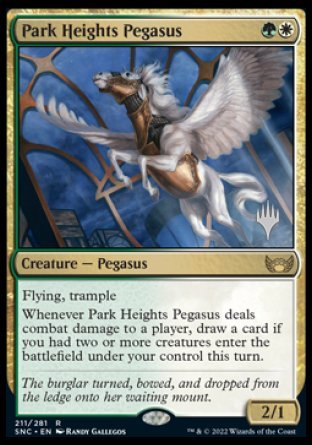 Park Heights Pegasus (Promo Pack) [Streets of New Capenna Promos] | Event Horizon Hobbies CA
