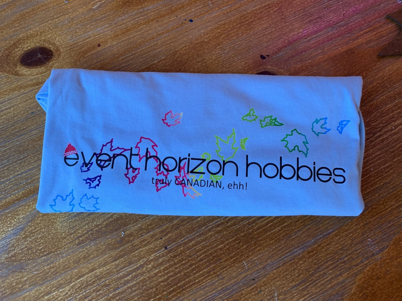 EHH - T-Shirts - Light Blue with Neon Logo