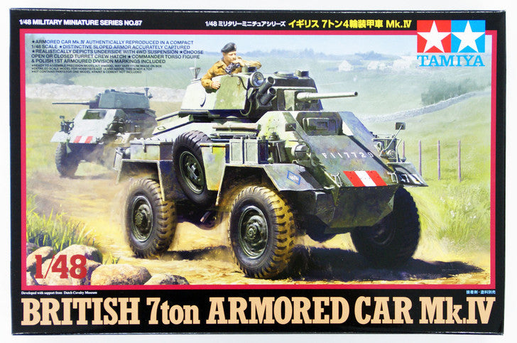 Model Kit - Tamiya - British Armored Car Mk IV | Event Horizon Hobbies CA