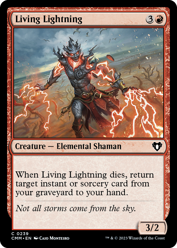 Living Lightning [Commander Masters] | Event Horizon Hobbies CA