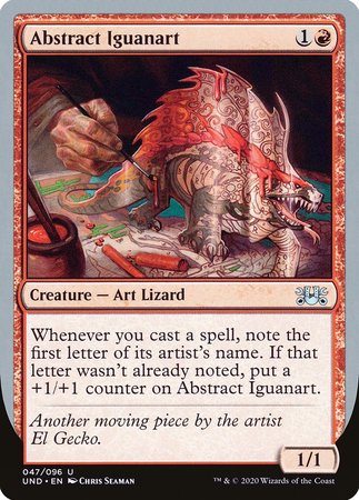 Abstract Iguanart [Unsanctioned] | Event Horizon Hobbies CA