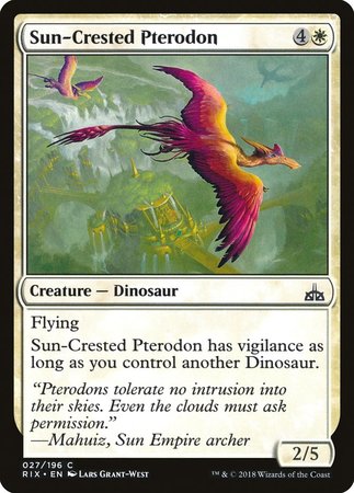 Sun-Crested Pterodon [Rivals of Ixalan] | Event Horizon Hobbies CA