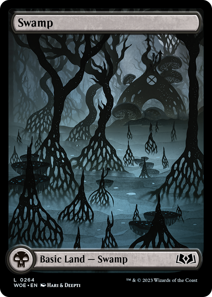Swamp (264) (Full-Art) [Wilds of Eldraine] | Event Horizon Hobbies CA
