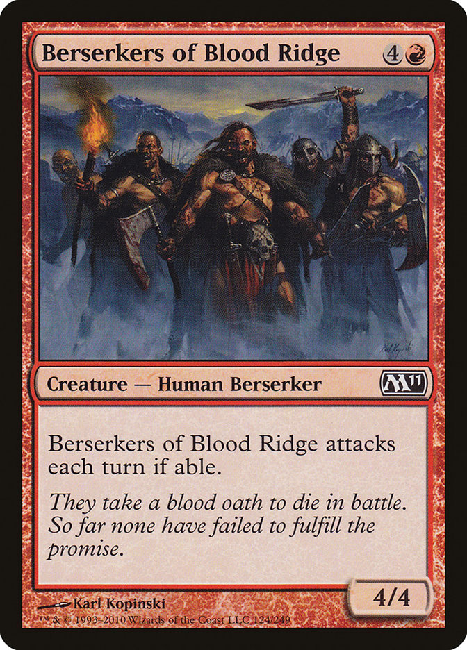 Berserkers of Blood Ridge [Magic 2011] | Event Horizon Hobbies CA
