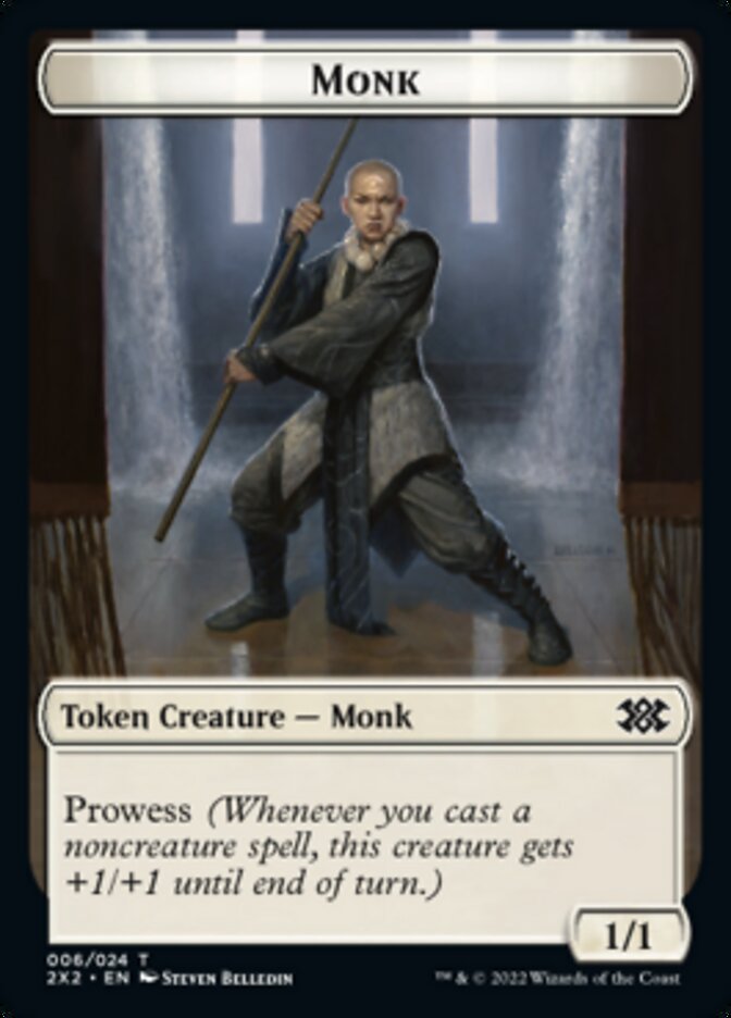 Monk Token [Double Masters 2022 Tokens]