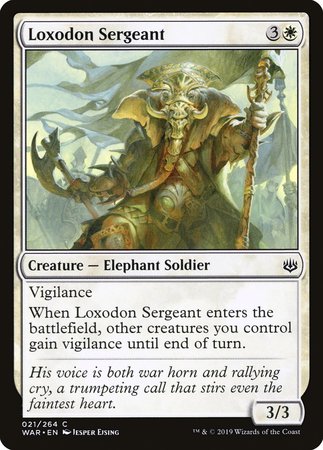 Loxodon Sergeant [War of the Spark] | Event Horizon Hobbies CA