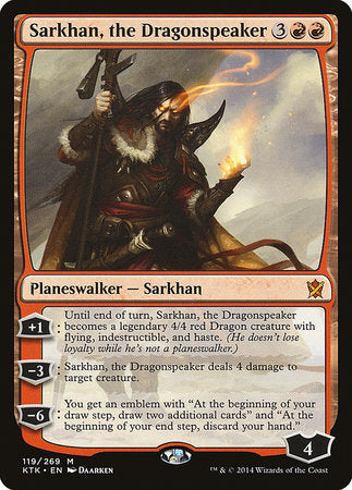 Sarkhan, the Dragonspeaker [Khans of Tarkir] | Event Horizon Hobbies CA