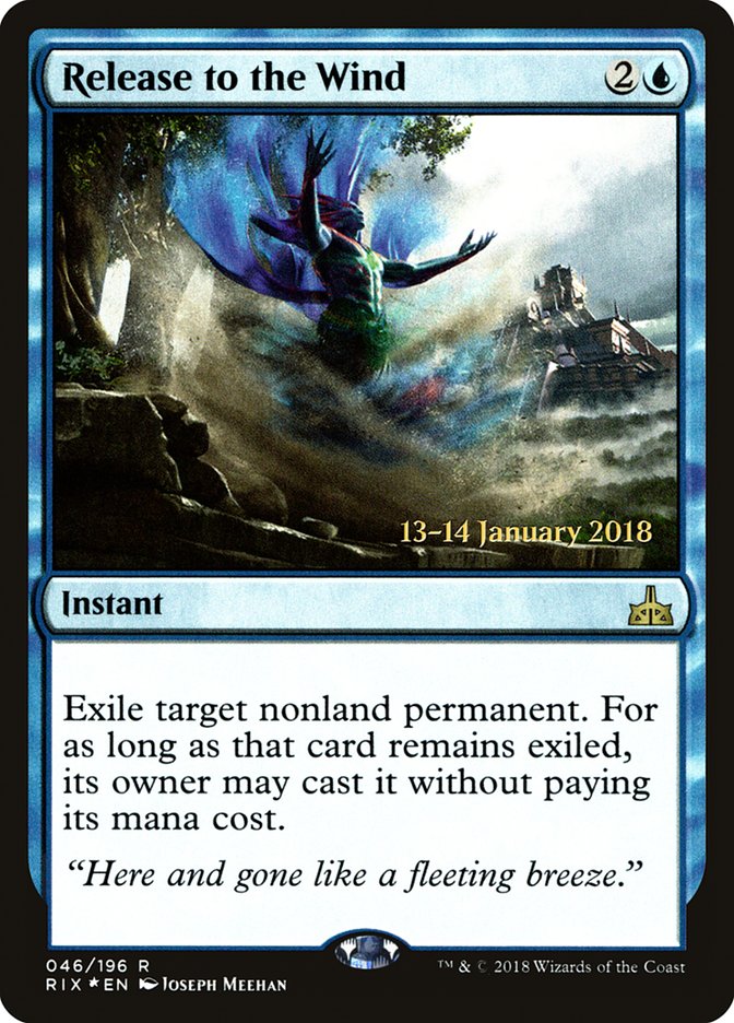 Release to the Wind [Rivals of Ixalan Prerelease Promos] | Event Horizon Hobbies CA