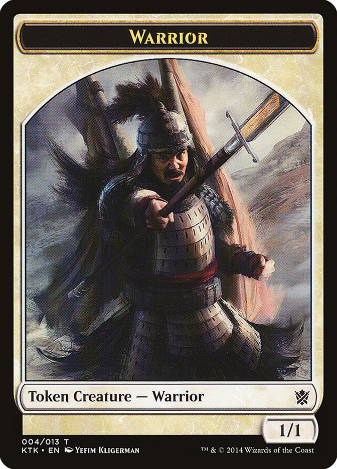 Warrior (004/013) [Khans of Tarkir Tokens] | Event Horizon Hobbies CA