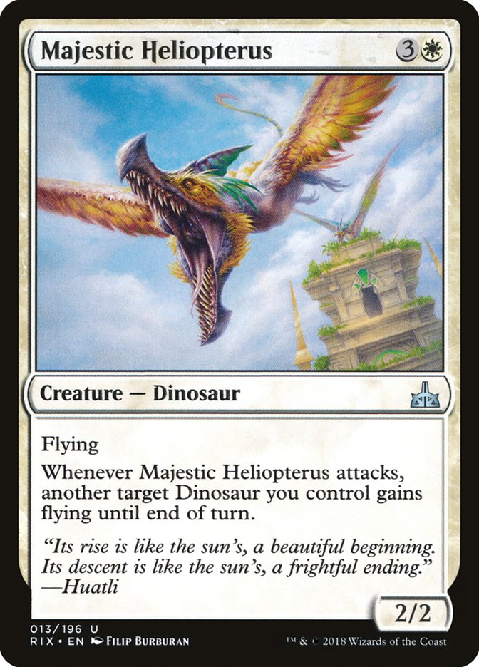 Majestic Heliopterus [Rivals of Ixalan] | Event Horizon Hobbies CA