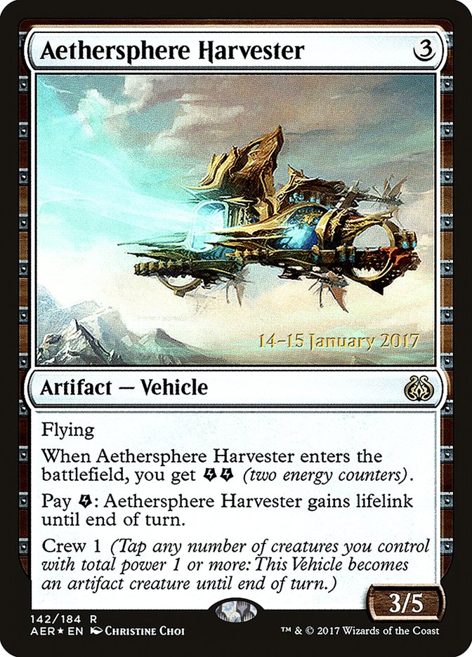 Aethersphere Harvester  [Aether Revolt Prerelease Promos] | Event Horizon Hobbies CA