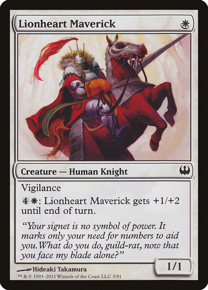 Lionheart Maverick [Duel Decks: Knights vs. Dragons] | Event Horizon Hobbies CA