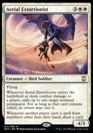 Aerial Extortionist (Promo Pack) [Streets of New Capenna Commander Promos] | Event Horizon Hobbies CA