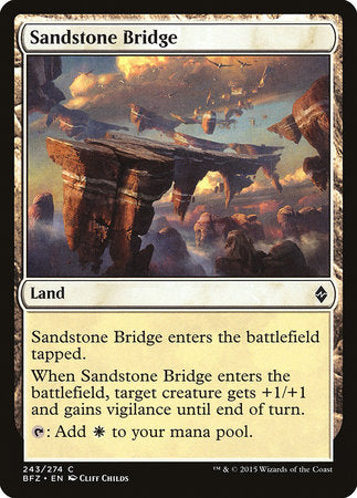 Sandstone Bridge [Battle for Zendikar] | Event Horizon Hobbies CA