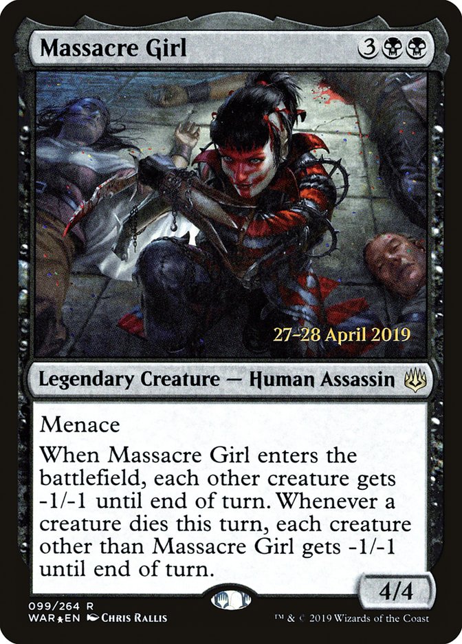 Massacre Girl  [War of the Spark Prerelease Promos] | Event Horizon Hobbies CA