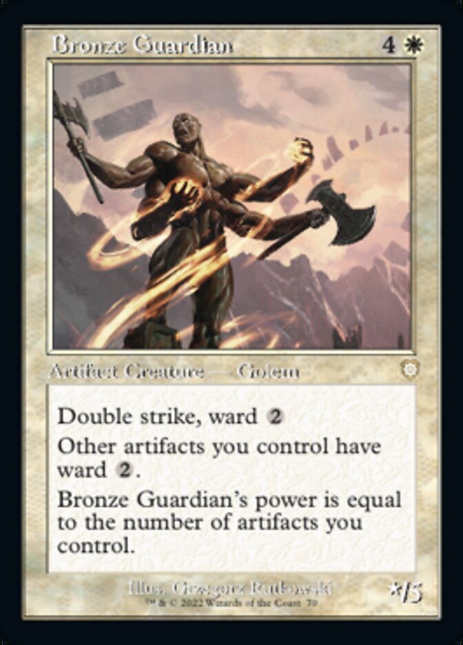 Bronze Guardian (Retro) [The Brothers' War Commander] | Event Horizon Hobbies CA