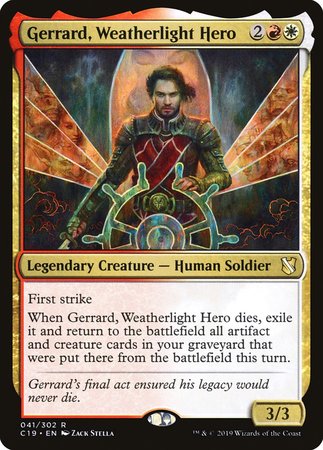 Gerrard, Weatherlight Hero [Commander 2019] | Event Horizon Hobbies CA