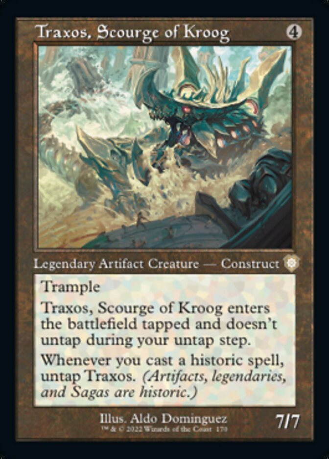 Traxos, Scourge of Kroog (Retro) [The Brothers' War Commander] | Event Horizon Hobbies CA