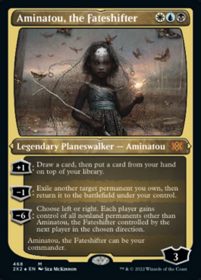 Aminatou, the Fateshifter (Foil Etched) [Double Masters 2022] | Event Horizon Hobbies CA