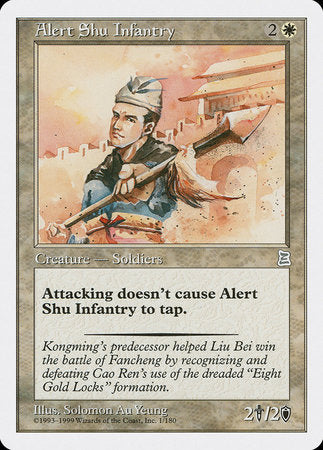Alert Shu Infantry [Portal Three Kingdoms] | Event Horizon Hobbies CA